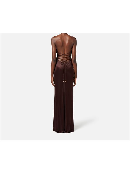 Red Carpet jersey dress with open back ELISABETTA FRANCHI | ABR0652E2.644